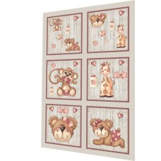 BAVLNĚNÝ PANEL - SADA 27 x 40 cm  MD8