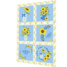 BAVLNĚNÝ PANEL - SADA 30 x 45 cm  4DG6