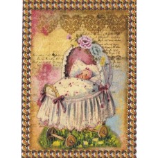 BAVLNĚNÝ PANEL - 12 x 17,5 cm ZP156