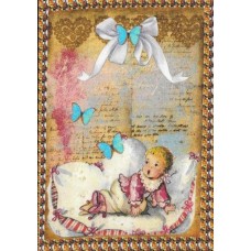 BAVLNĚNÝ PANEL - 12 x 17,5 cm ZP159