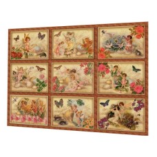 BAVLNĚNÝ PANEL - SADA 28 x 38 cm  2NS179