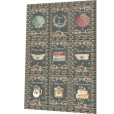 BAVLNĚNÝ PANEL - SADA 27 x 37,5 cm  2NS247