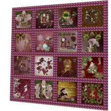 BAVLNĚNÝ PANEL - SADA 48 x 48 cm  VAS75
