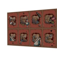 BAVLNĚNÝ PANEL - SADA 24 x 30 cm  KVM7