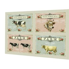 BAVLNĚNÝ PANEL - SADA 29,5 x 38,5 cm  2KV18