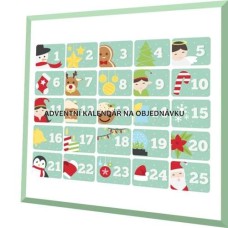 ADVENT.KALENDÁŘ-PANEL 35 X 35 cm NA OBJEDNÁVKU  AK10