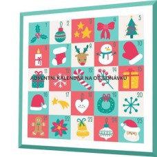 ADVENT.KALENDÁŘ-PANEL 35 X 35 cm NA OBJEDNÁVKU  AK12