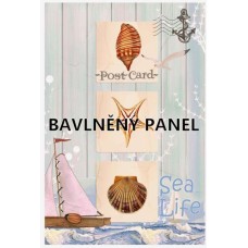 BAVLNĚNÝ PANEL - 23 x 35 cm 2LP127