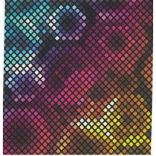 BAVLNĚNÁ LÁTKA - panel 14 x 14 cm  MMK29