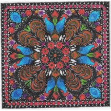 BAVLNĚNÁ LÁTKA - panel 14 x 14 cm  MMK40