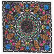 BAVLNĚNÁ LÁTKA - panel 14 x 14 cm  MMK46