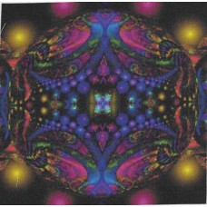 BAVLNĚNÁ LÁTKA - panel 14 x 14 cm  MMK58