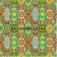BAVLNĚNÁ LÁTKA - blok 35 X 35 cm 24v   347dbm203