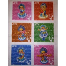 BAVLNĚNÝ PANEL - SADA 26 x 38 cm  VAS178