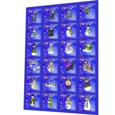 ADVENT.KALENDÁŘ-PANEL 60 X 80 cm NA OBJEDNÁVKU  a646mod