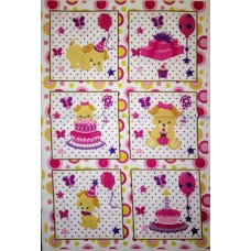 BAVLNĚNÝ PANEL - SADA 31 x 46 cm  4DG119
