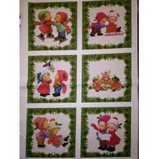 BAVLNĚNÝ PANEL - SADA 26 x 40 cm  VAS199