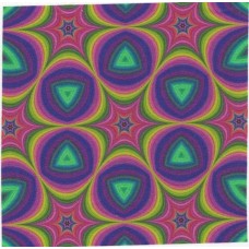 BAVLNĚNÁ LÁTKA - panel 16,5 x 16,5 cm  MMK184