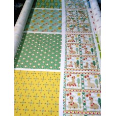 BAVLNĚNÝ PANEL SADA 24 X 36 cm KOLEKCE LAMA -  6DG36