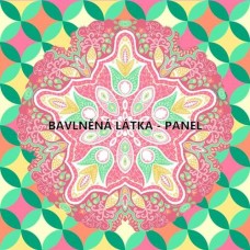 BAVLNĚNÁ LÁTKA - panel 47 X 47 cm   MAN 722nma17