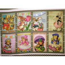 Bavlněný panel - sada 25 x 37 cm  VES66
