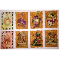 Bavlněný panel - sada 25 x 37 cm  VES72
