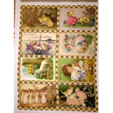 Bavlněný panel - sada 30 x 45 cm  VES85