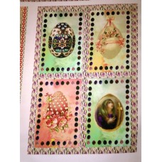 Bavlněný panel - sada 21 x 30 cm  VES140