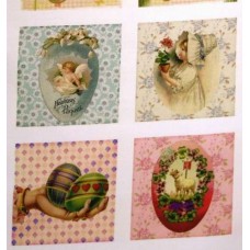 Bavlněný panel - sada 19 x 19 cm  VES168