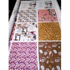 BAVLNĚNÝ PANEL - 35 x 35 cm KOLEKCE ŠICÍ DÍLNA - 421fc