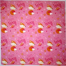 BAVLNĚNÝ PANEL 35 X 35 cm KOLEKCE VALENTÝNSKÉ LIŠTIČKY -  5BL148