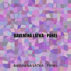 BAVLNĚNÁ LÁTKA - panel 47 X 47 cm   MAN 761