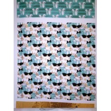 BAVLNĚNÝ PANEL - 35 x 35 cm KOLEKCE TIFFANI  513FC