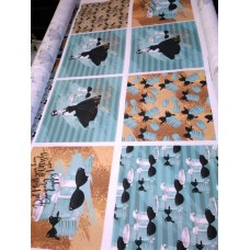 BAVLNĚNÝ PANEL - 35 x 35 cm KOLEKCE TIFFANI  517FC