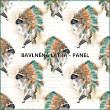 BAVLNĚNÝ PANEL - 35 x 35 cm KOLEKCE BOHO 107FC4
