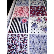 BAVLNĚNÝ PANEL-35 x 35cm KOLEKCE DÍVČÍ NÁKUPY 549FC