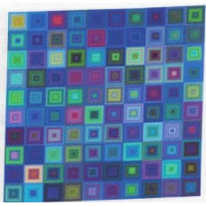 BAVLNĚNÁ LÁTKA - panel 14 x 14 cm  MMK427