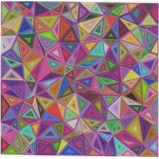 BAVLNĚNÁ LÁTKA - panel 14 x 14 cm  MMK475