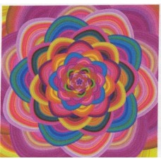 BAVLNĚNÁ LÁTKA - panel 14 x 14 cm  MMK477
