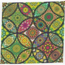 BAVLNĚNÁ LÁTKA - panel 14 x 14 cm  MMK525