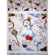 BAVLNĚNÝ PANEL-35 x 35 cm KOLEKCE WONDERLAND 580FC