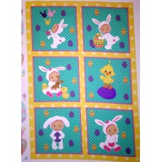 Bavlněný panel 36 x 52 cm - VELIKONOCE  VEB102