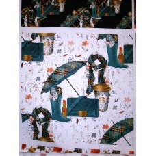 BAVLNĚNÝ PANEL-35 x 35 cm KOLEKCE POZIMNÍ FASHION  604FC