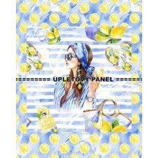 Úpletový panel KOLEKCE BOHO CITRON - 60 X 75 CM ÚP92
