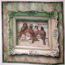 BAVLNĚNÝ PANEL  25,5 x 25,5 cm  4LP118