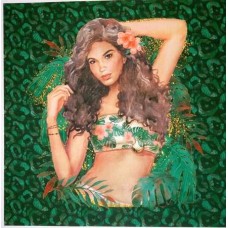 POLYBAVLNA-panel 35x35 cm  TROPICAL FASHION  PBA44