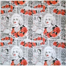 POLYBAVLNA-panel 35x35 cm MARILYN  PBA63