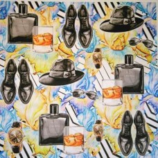 POLYBAVLNA-panel 35x35 cm  PÁNSKÝ FASHION  PBA109