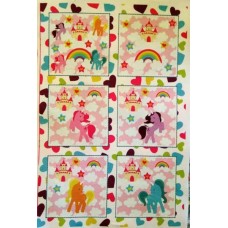 BAVLNĚNÝ PANEL - SADA 21 x 30 cm  5DG42
