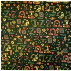 BAVLNĚNÁ LÁTKA - panel 35 X 35 cm  3MAN66